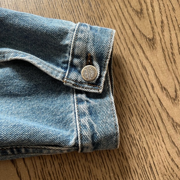 Harley Davidson denim jacket 1W - Picture 7 of 10